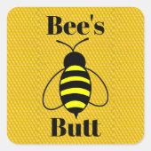 Bee's Butt Sticker (Voorkant)