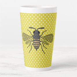 BEES en honingraat - Red de bijen Latte Mok
