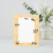 Bees Honeypeb Bee Farm papier (Debout devant)