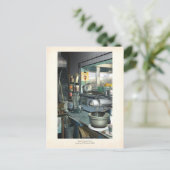 Bees Knees Café Carte postale (Debout devant)