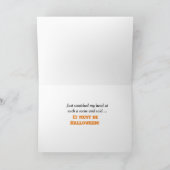 Bees 'n Jack O Lanterns Carte d'Halloween (Intérieur)