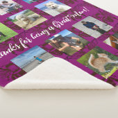 Bees Photo Montage Great Mom Couverture cadeau (3/4)