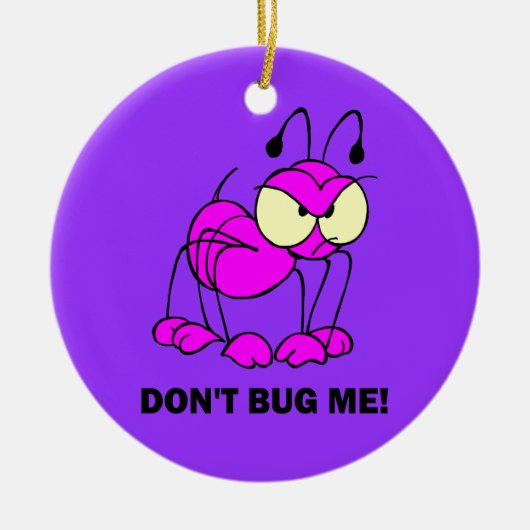 beest me niet keramisch ornament (Voorkant)