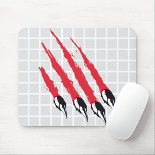 Beest Monster Klauw Markeringen Grid Muismat