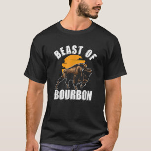 Beest van Bourbon-bizon-buffelalcohol Drink t T-shirt