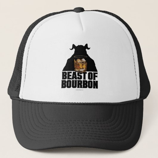 Beest van Bourbon Trucker Hat Trucker Pet (Voorkant)