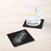 Beest Vierkante Kartonnen Onderzetter (Insitu)