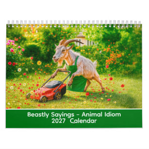 Beestachtige Uitdrukkingen – Dieren Idioom Kalende Kalender
