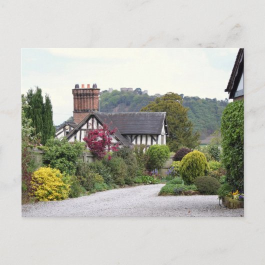 Beeston Castle Uitzicht Briefkaart (Voorkant)