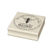 Beeswax Bar met  koningin Honeybee Rubberstempel (Stempel)