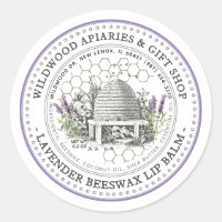 Beeswax Lip Balm  Skep Lavender & Honeycomb