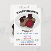 Beet cartoon illustratie kaart (Voorkant / Achterkant)