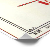 Beet de Whites met de Rode Wedge van 1920 Burgeroo Poster (Hoek)