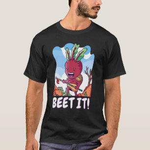 Beet It Gitarist Rock Beet Gezonde Biet T-shirt