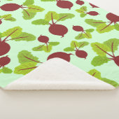 Beet Patroon Sherpa Deken (3/4)