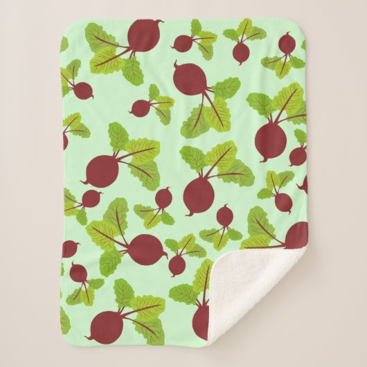 Beet Patroon Sherpa Deken (Voorkant)