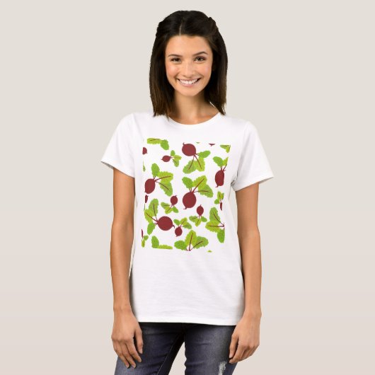 Beet Patroon T-shirt (Voorkant volledig)