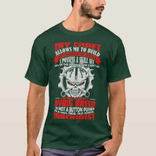 BeeTee is een 100 echte oude schoolmachinist T-shirt
