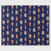 Beetel insectenpatroon pakpapier (Vlak)