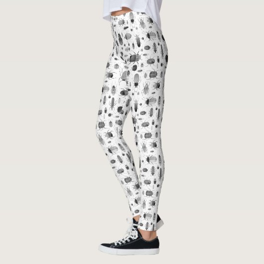 Beetel zwart-wit leggings (Links)