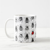 Beetels en ladybug koffiemok (Links)
