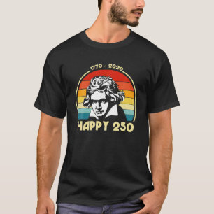 Beethoven 250 jaar en verjaardag t-shirt