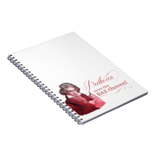 Beethoven BAEthoven Classical Composer Pun Notitieboek (Rechterzijde)