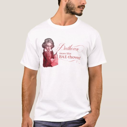 Beethoven BAEthoven Classical Composer Pun T-shirt (Voorkant)