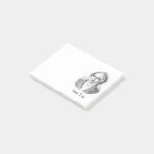 Beethoven Black en White Post-it® Notes (Schuin)