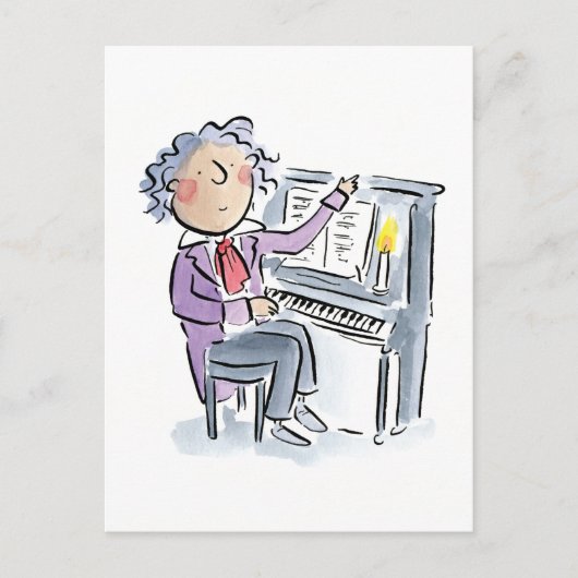 Beethoven Briefkaart (Voorkant)
