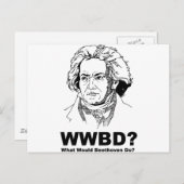 Beethoven Briefkaart (Voorkant / Achterkant)