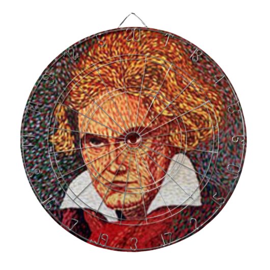 Beethoven Dartbord (Voorkant)