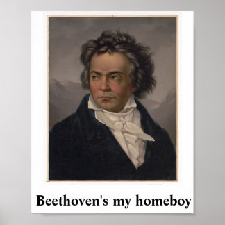 Beethoven est mon poster de maison