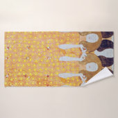 Beethoven Frieze (détail), Gustav Klimt (Serviette de bain)