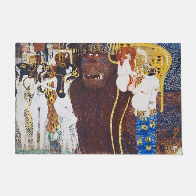 Beethoven Frieze (detail), Gustav Klimt Deurmat (Voorkant)