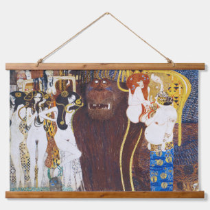Beethoven Frieze (detail), Gustav Klimt Hangend Wandkleed