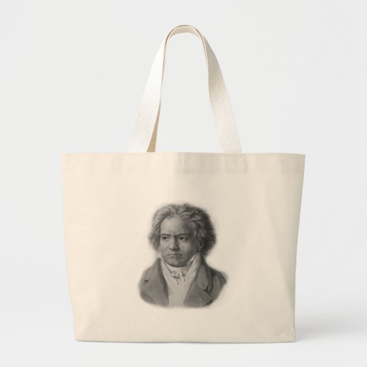 Beethoven Grote Tote Bag (Voorkant)