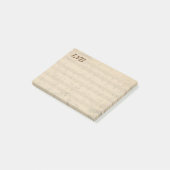 Beethoven Hammerklavier Piano Manuscript Monogram Post-it® Notes (Schuin)