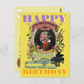 Beethoven Happy Birthday Briefkaart (Voorkant / Achterkant)