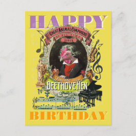 Beethoven Happy Birthday Briefkaart