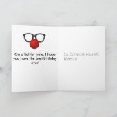 Beethoven Humor Birthday Card Kaart (Binnen)