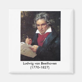 Beethoven Magnet voor de muziekliefhebber Magneet