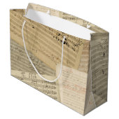 Beethoven Music Manuscript Medley Groot Cadeauzakje (Achterkant Gekanteld)