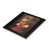 Beethoven "Of Heaven" Citation d'amour Carreaux (Côté)