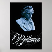 Beethoven par Moonlight 36 x 24 Poster (Devant)