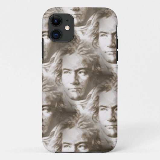 Beethoven Portrait Pattern Case-Mate iPhone Case (Achterkant)