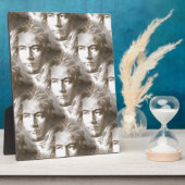 Beethoven Portrait Pattern Fotoplaat (Zijkant)