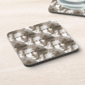Beethoven Portrait Pattern Onderzetter (Linkerzijde)