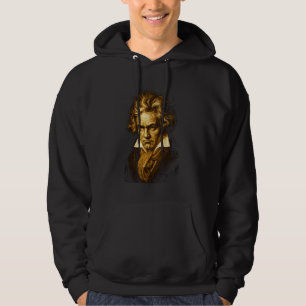 Beethoven-Portret Ludwig van Beethoven Klassiek Hoodie