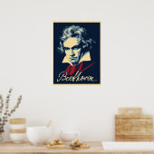 Beethoven Poster (Keuken)